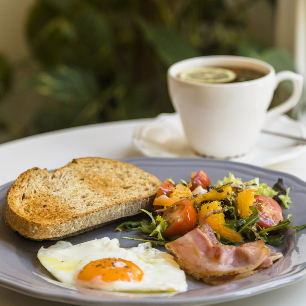 delicious fry up breakfast 