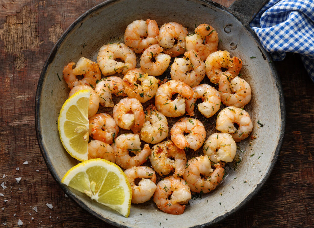 Garlic lime shrimp