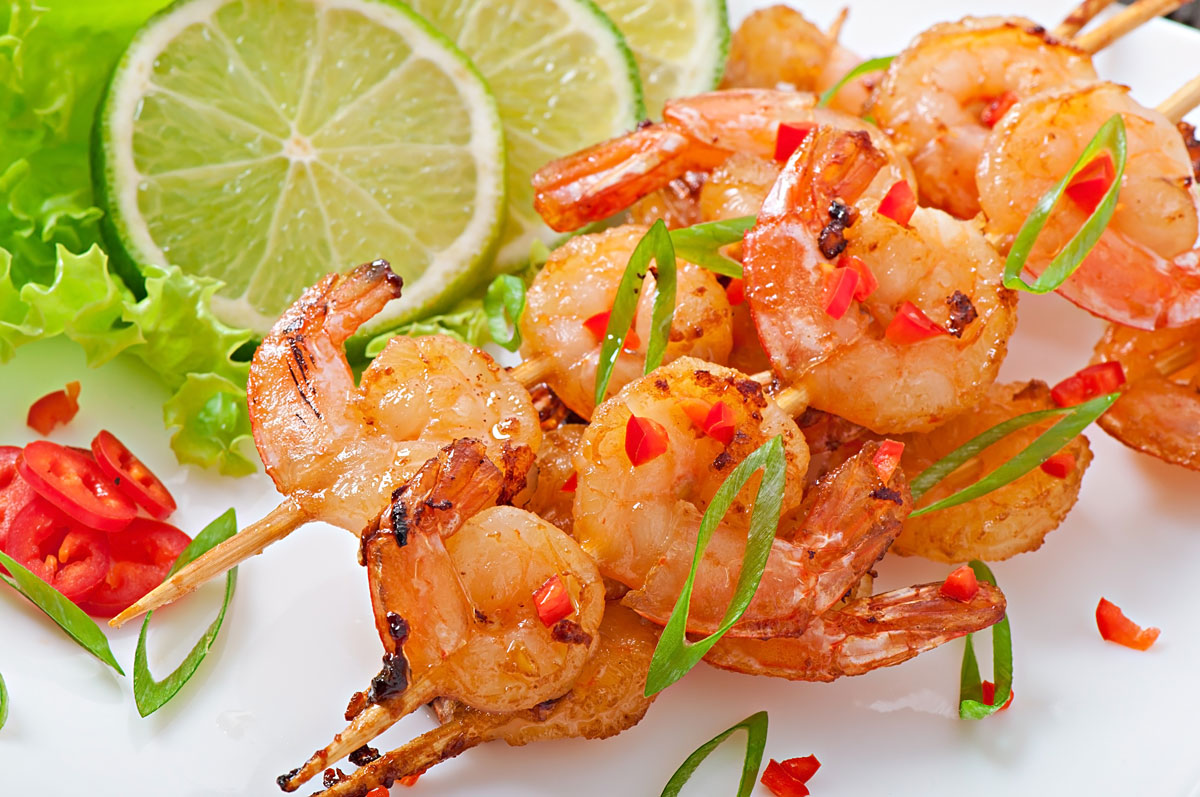 Garlic lime shrimp